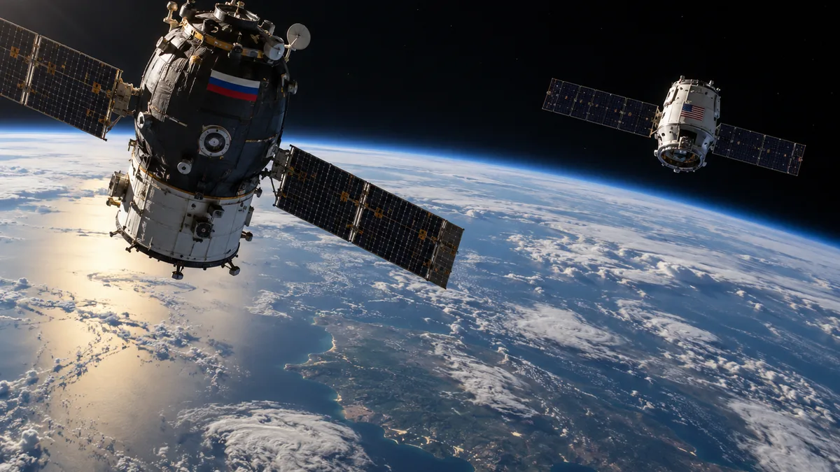 Russian military satellite stalks U.S. radar satellite in orbit