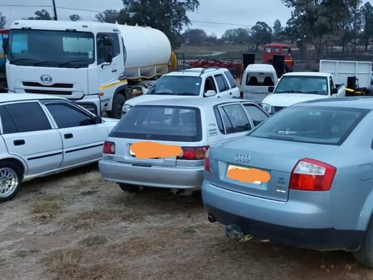 Three arrested after impounded cars stripped at Soweto pound
