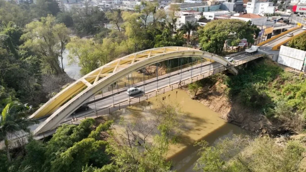 FOTOS: Ponte cartão-postal passa por reforma e ganha nova cara após obras de quase R$ 3 milhões que duraram seis meses em SC