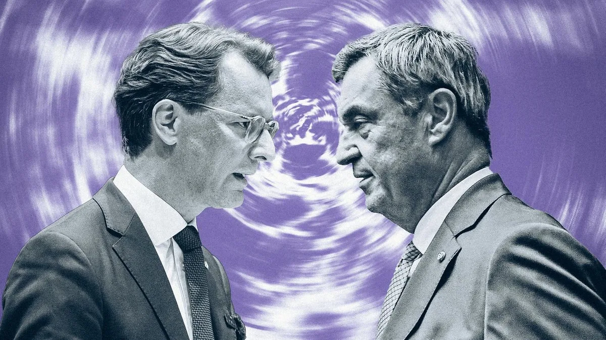 Wüst oder Söder: Wer wird Kanzler, falls Friedrich Merz stürzt?