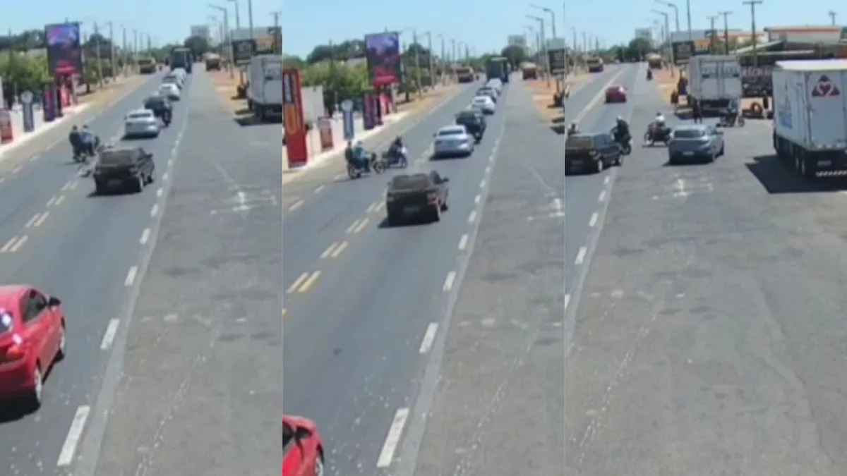 VÍDEO: Polícia procura suspeitos de invadir pista e causar acidente que matou motociclista no PI
