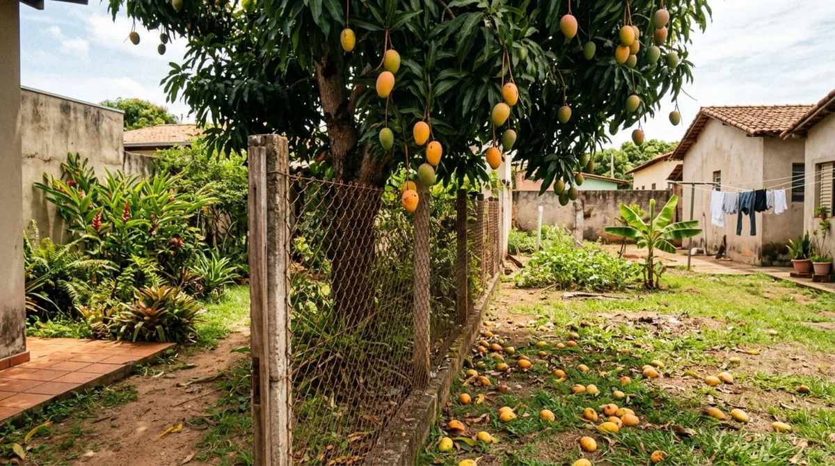 Família passa 10 anos coletando frutas do chão e dos galhos da árvore que ficava no terreno ao lado, vizinho descobre e exige indenização retroativa por todos os bens furtados e caso vai parar na justiça
