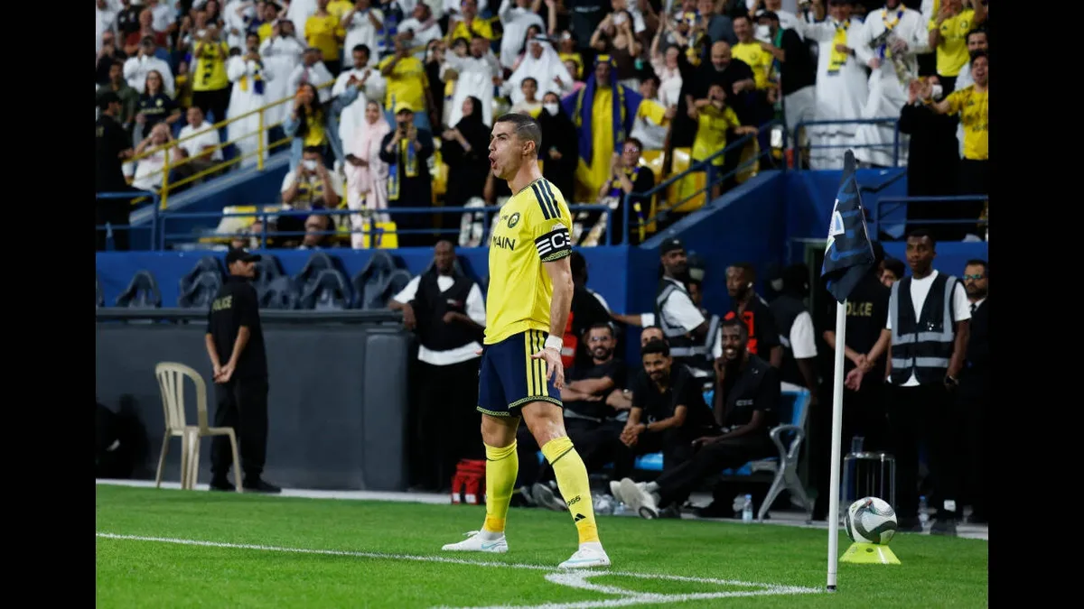 Al-Nassr fans display 3-word tifo for Ronaldo after Portugal controversy