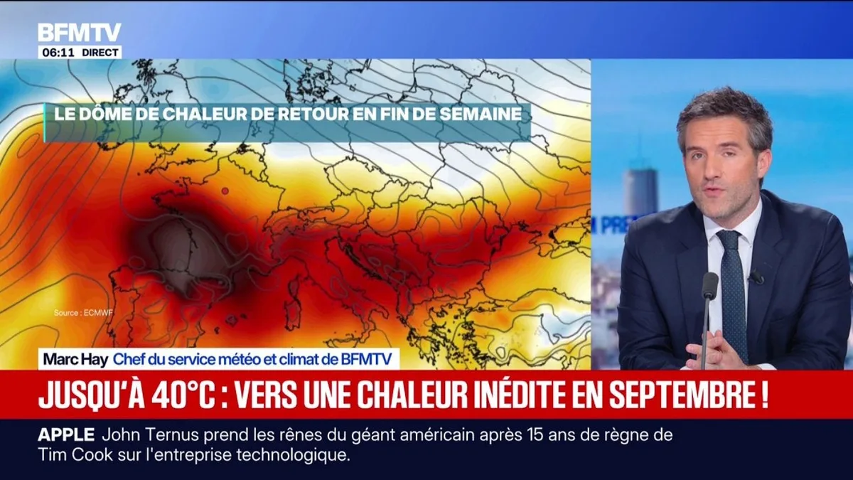 Un nouvel épisode de chaleur attendu en fin de semaine