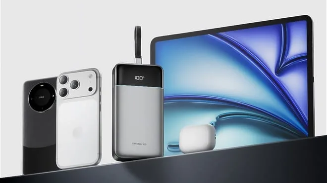 Cuktech lança power bank de 25.000 mAh e 100 W que pode viajar em aviões