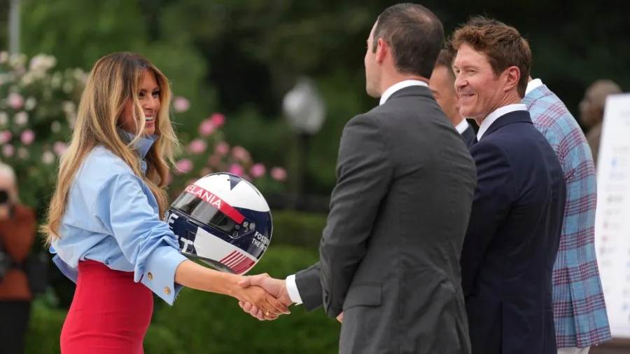 Melania Trump announces new foster scholarships ahead of IndyCar DC event