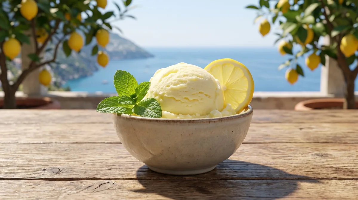 Receta de gelato de limón italiano, rápida y fácil