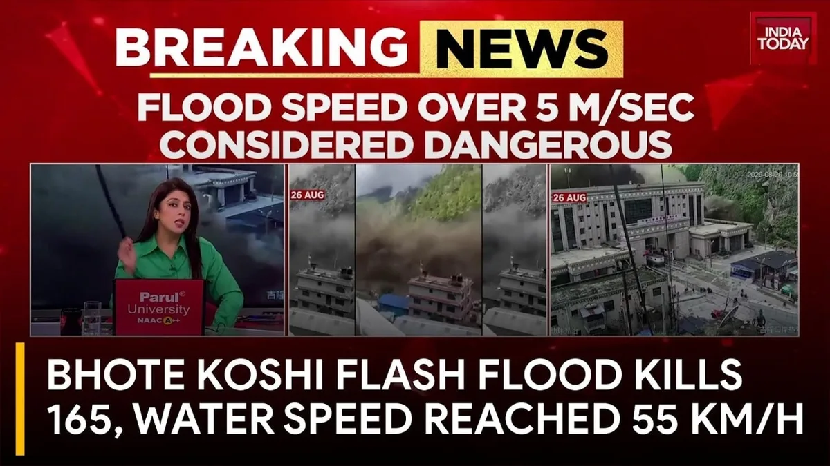 Bhote Koshi River Flash Flood Kills 165, Water Flow Speed Recorded At 55 km/h In Nepal's Rasuwa