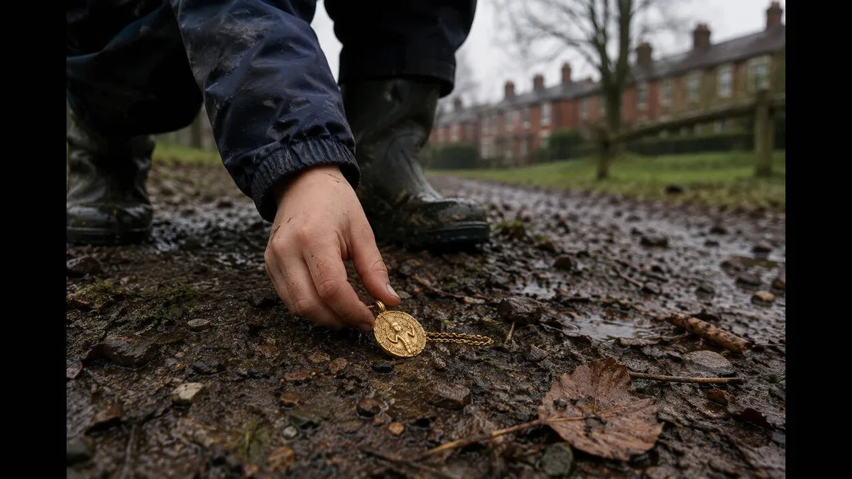 In 2010, four-year-old boy finds 500-year-old gold pendant in Essex field