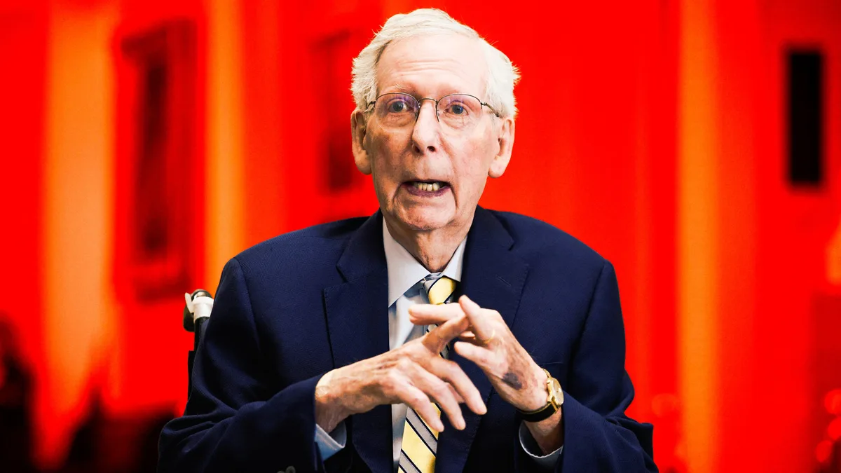 Frail Mitch McConnell Is Dramatically Wheeled Back to Senate