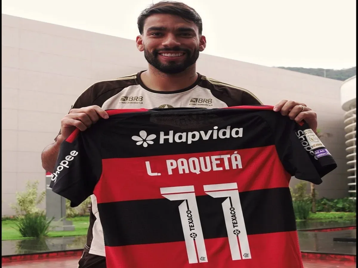Paquetá volta a vestir a camisa 11 do Flamengo após saída de Cebolinha