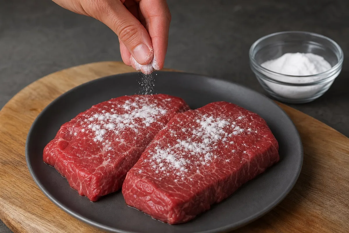 Poner una pizca de bicarbonato a la carne de res antes de cocinarla: el motivo por el que mejora por completo su textura
