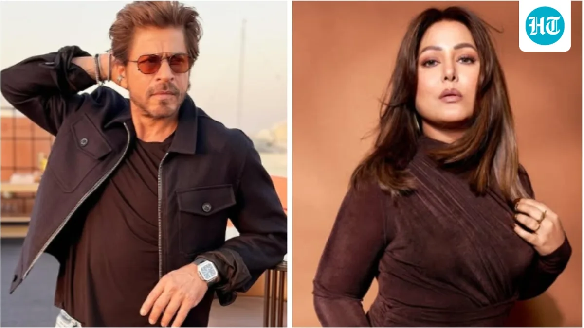 Hina Khan recalls first meeting Shah Rukh Khan on flight, says she waited for him to wake up for a photo: ‘Was anxious’