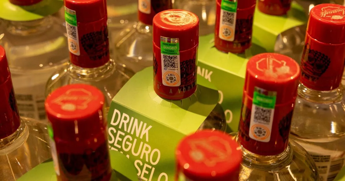 Diageo lança selo antifraude para bebidas e combate falsificação de produtos