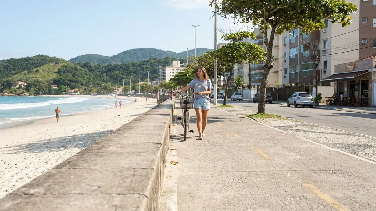 Cidade que mais conquista novos moradores no litoral paulista devido à sua qualidade de vida e suas praias tranquilas perto da capital
