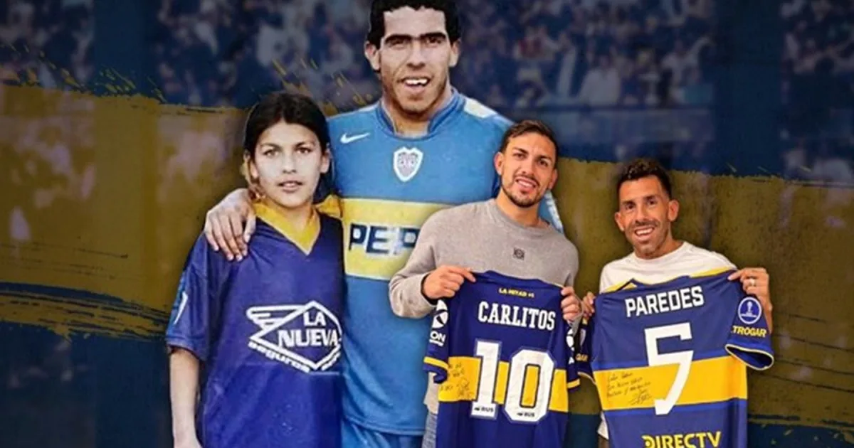 Paredes y Tevez, juntos: la foto que emocionó al mundo Boca