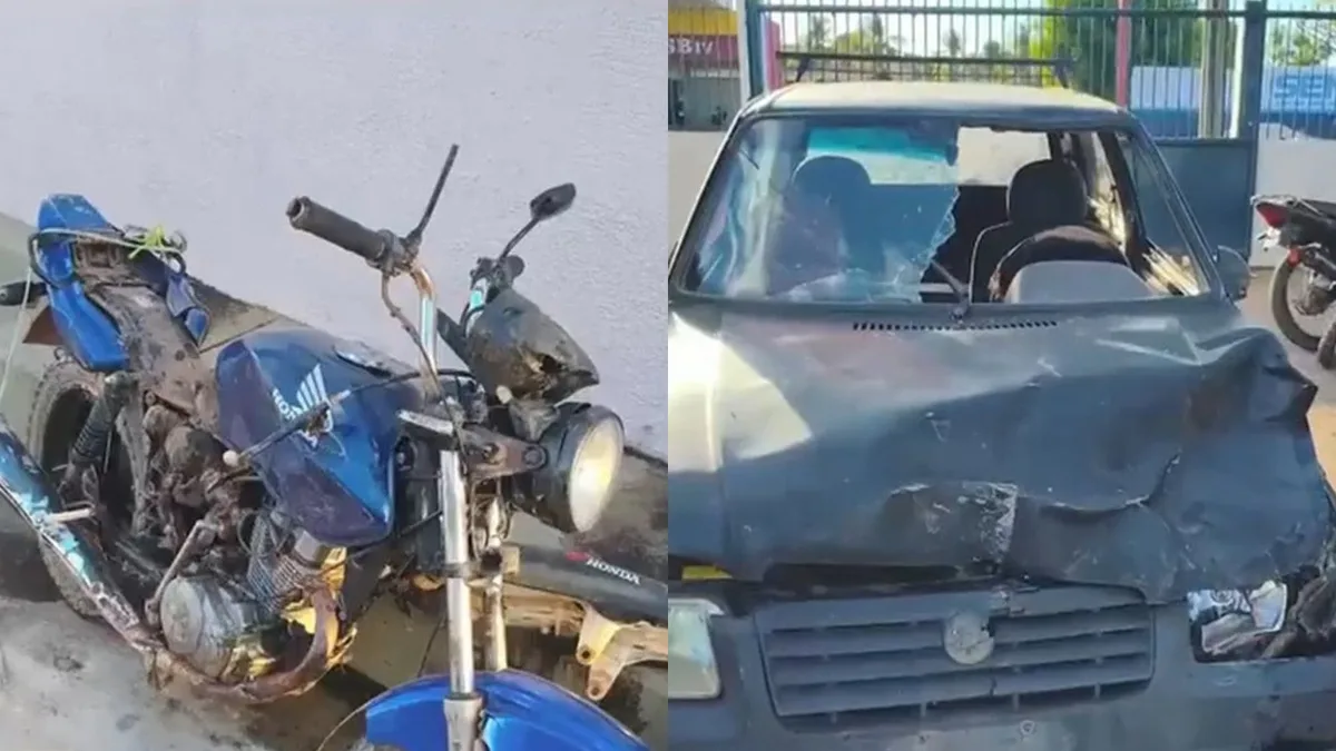 Motociclista morre após fazer conversão irregular e colidir com carro em Coelho Neto; vítima estava sem capacete