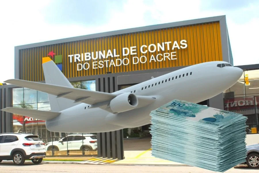 Tribunal de Contas do Acre prevê gastar R$ 950 mil com passagens aéreas