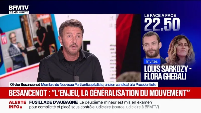 Mobilisations lycéennes: "Le budget Lecornu est au pied du mur", estime Olivier Besancenot, membre du Nouveau Parti anticapitaliste