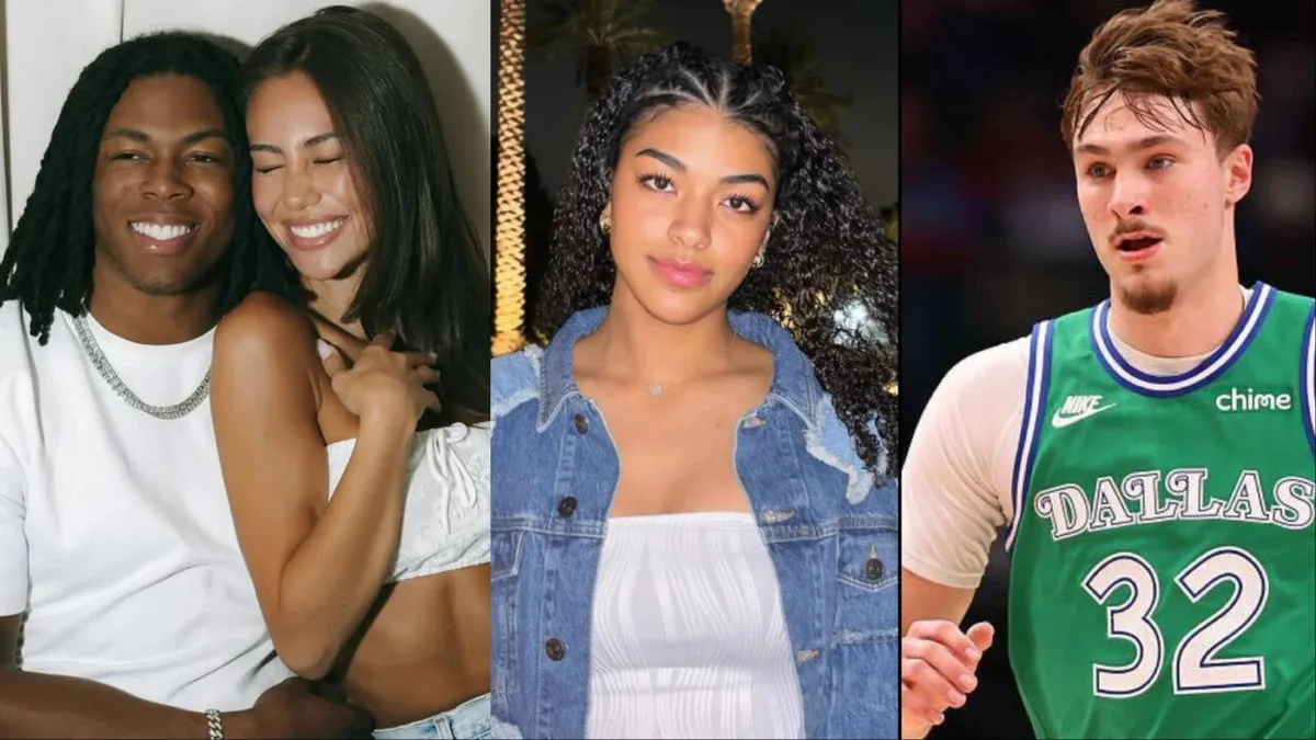Cooper Flagg's GF mistaken for Jahmyr Gibbs' as NFL WAGs pose for brand