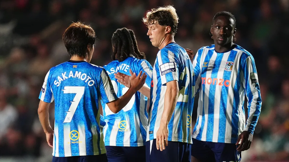 Coventry survive Plymouth scare to progress in Carabao Cup