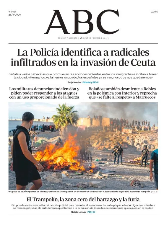 Portadas de la prensa internacional de este viernes 28 de agosto de 2026