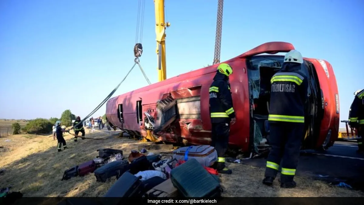 12 Killed, 10 Injured After Tourist Bus Overturns In Hungary