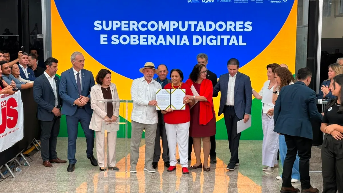 Lula anuncia implantação de supercomputador de R$ 1 bilhão no RN para processamento de dados e IA