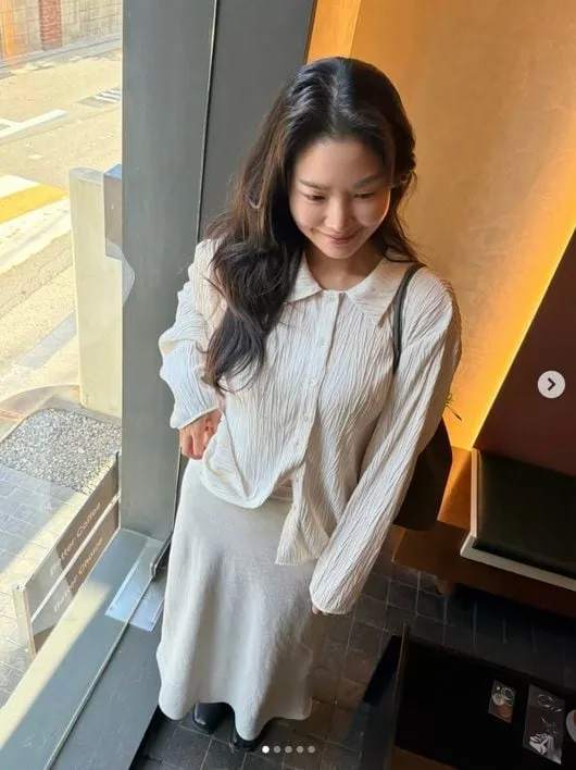 '전진♥' 류이서, 배아 이식 후 평온한 주말..'청순 미모' 카페 데이트