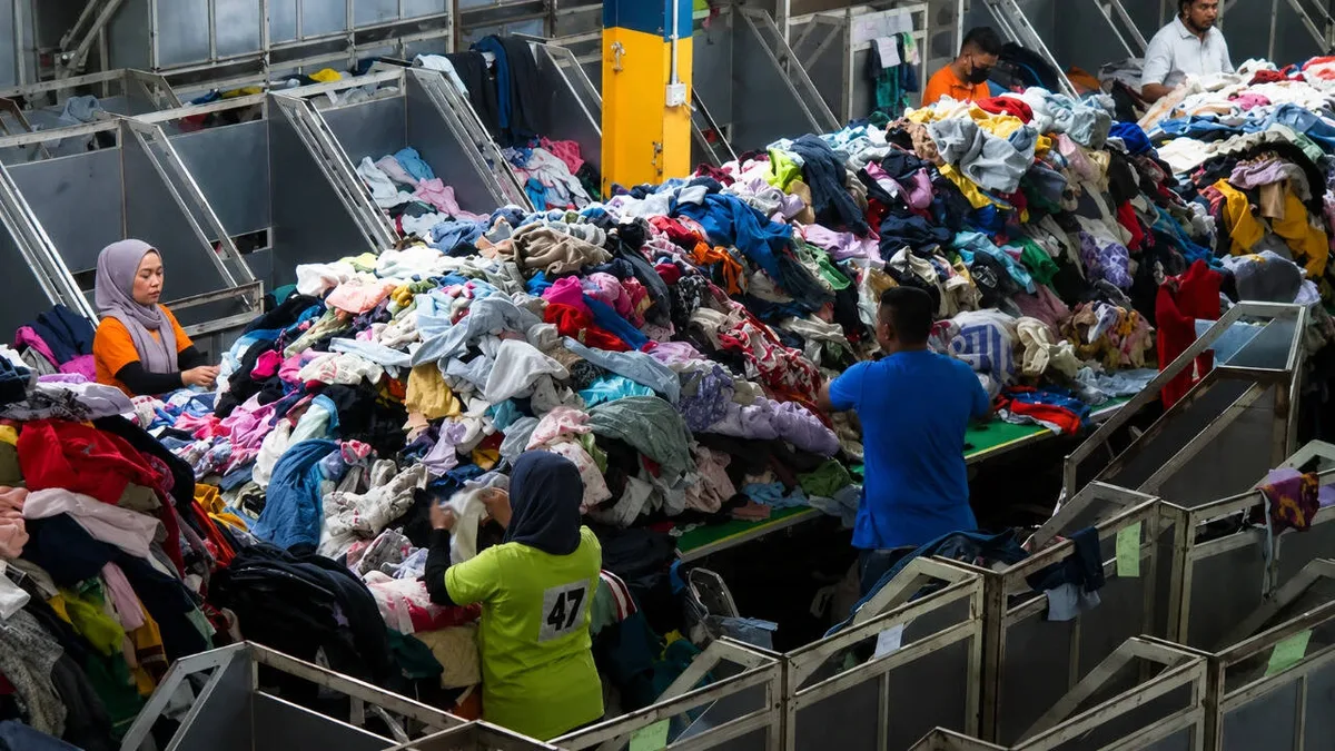 Singapore sends 70 tonnes of unwanted clothes to Malaysia to recycle