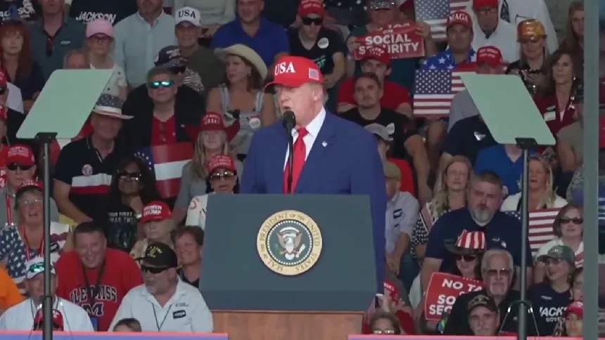 EN VIDEO: El perlazo de Trump sobre el porqué mantiene «una relación con Venezuela»