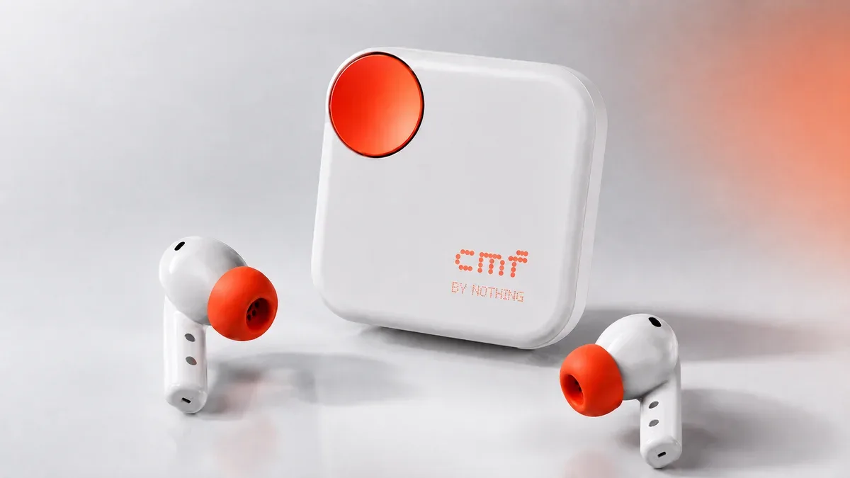Parece um tocador de MiniDisc dos anos 90, mas é o novo fone com ANC da CMF