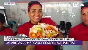 Las Arepas de Margaret reabren sus puertas en La Guaira