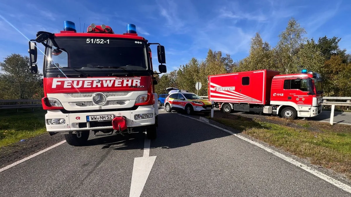 Verkehr: Auto überschlägt sich auf A3 – zwei Insassen sterben