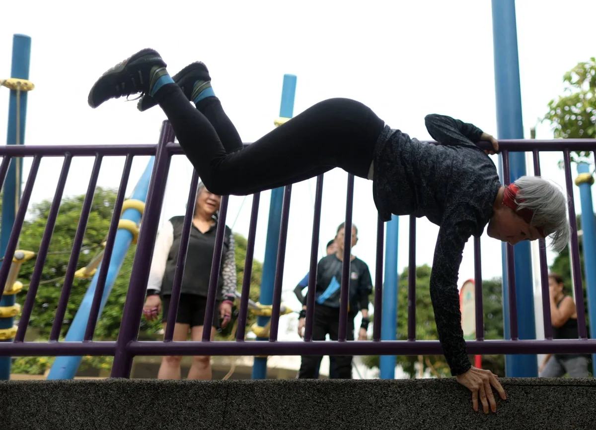Parkour helps Singapore’s elderly boost agility and strength