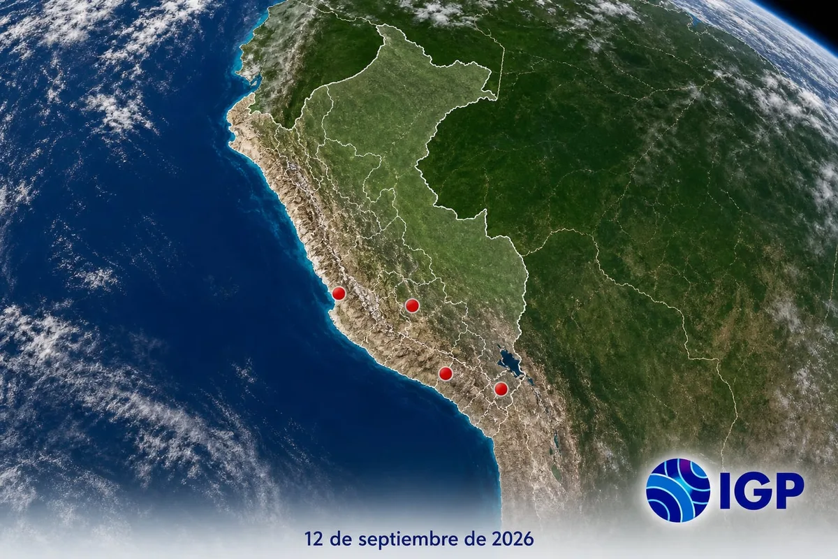 Temblor hoy en Perú EN VIVO: último sismo en Ica, epicentro y reporte del IGP del 12 de septiembre de 2026