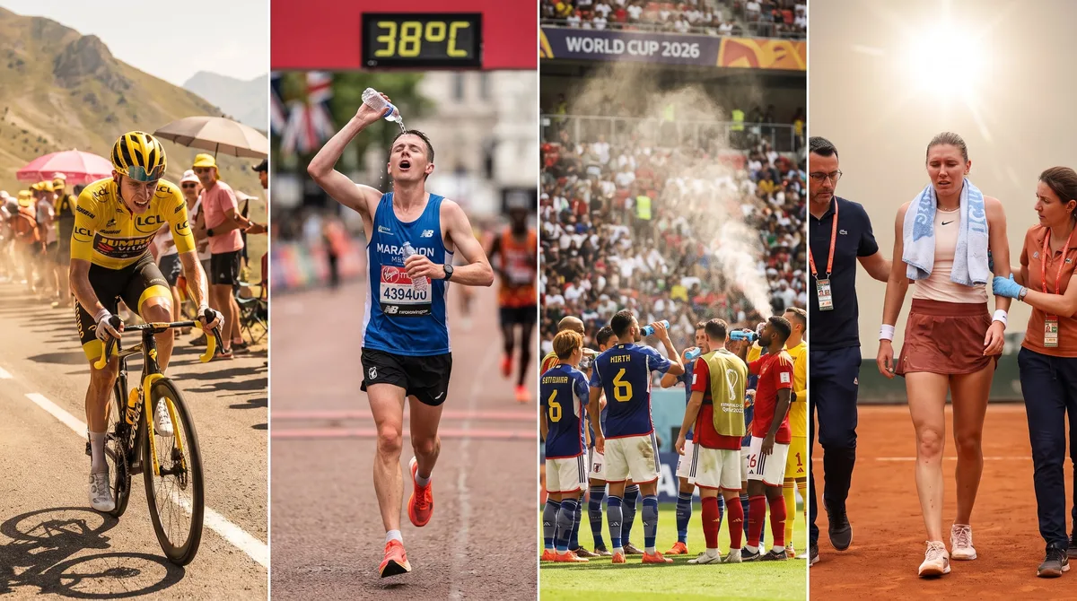 El calor extremo obliga al deporte de élite a cambiar horarios, rutinas y protocolos