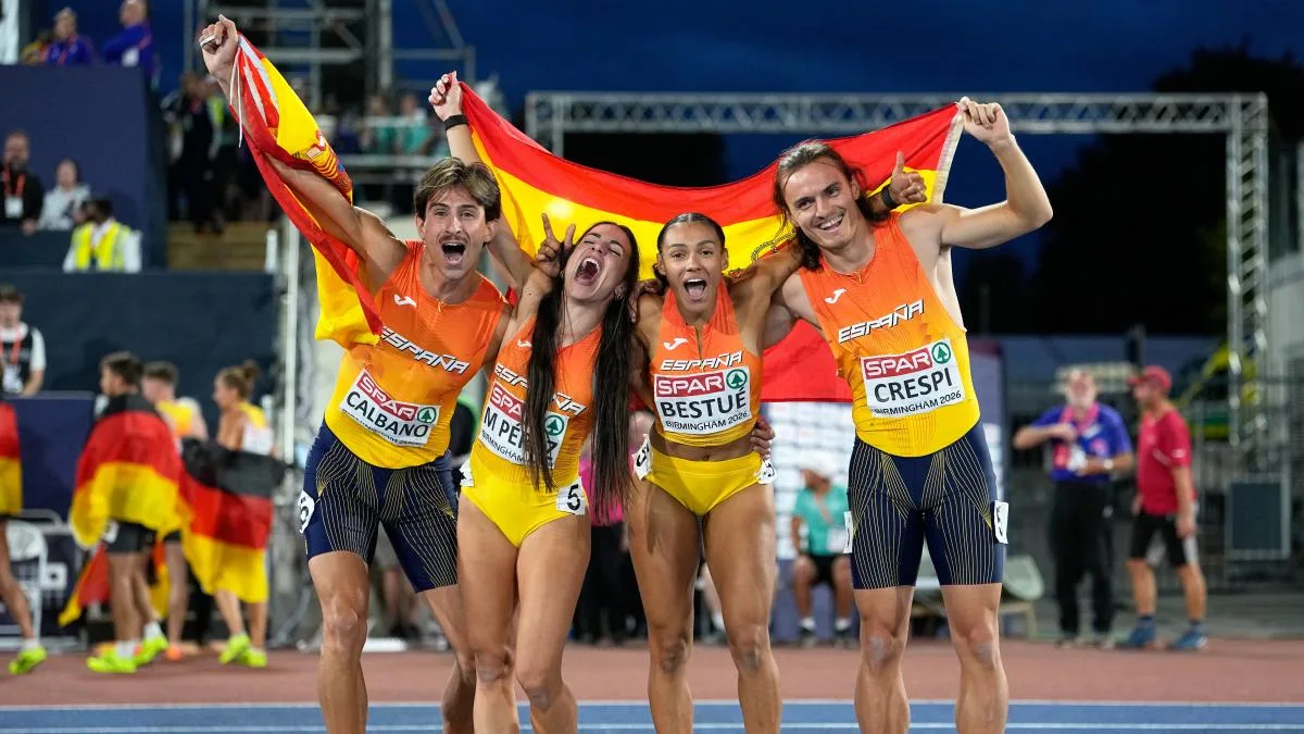 El 4x100 mixto suma otro bronce para España