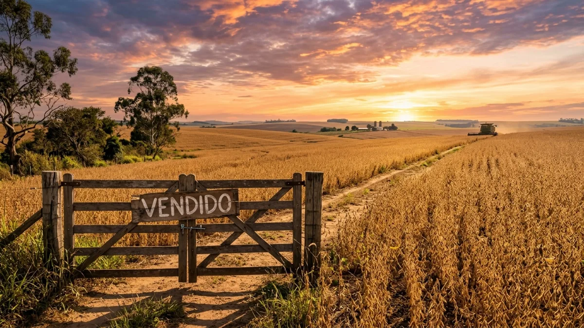 Agricultor planta 14 hectares em área arrendada e novo dono exige liberação da terra 20 dias antes da colheita