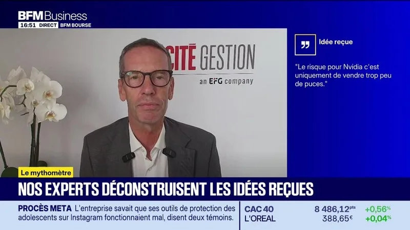Mythomètre : "Le risque pour Nvidia c'est uniquement de vendre trop peu de puces", FAUX répond John Plassard - 26/08