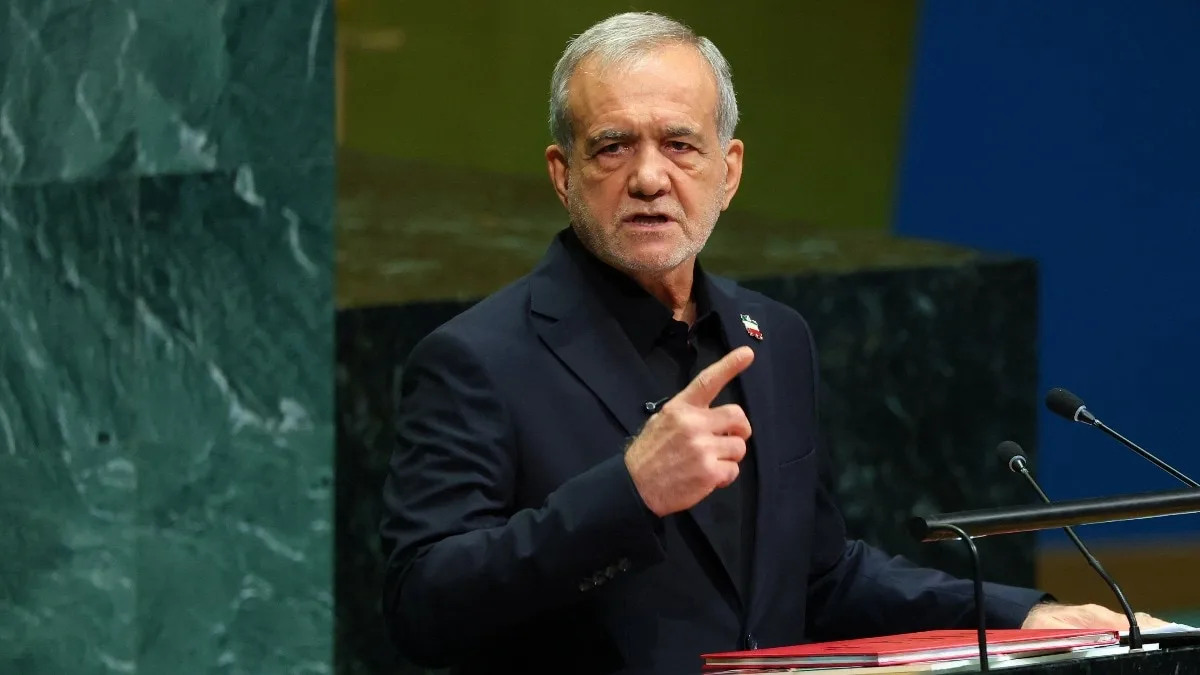 Pezeshkian vows Iran won't surrender, keeps door open for US talks at UNGA