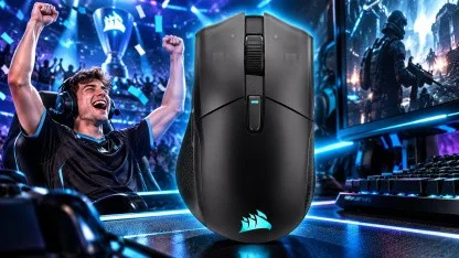 Anzeige: Corsair Harpoon v2 Wireless Gaming-Maus mit 140 Std. ...
