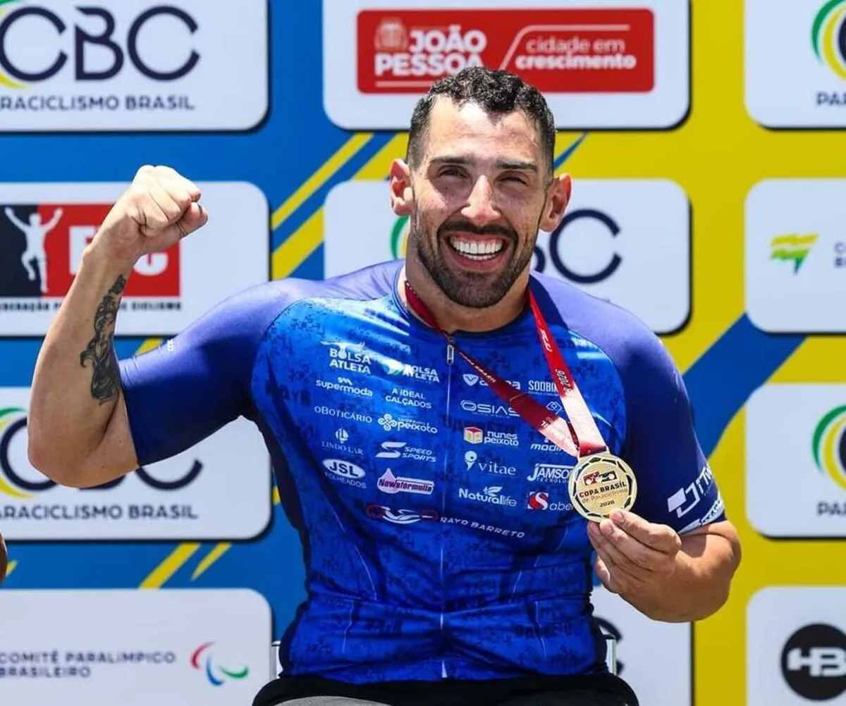 Sergipano conquista duas medalhas na Copa Brasil de Paraciclismo em João Pessoa