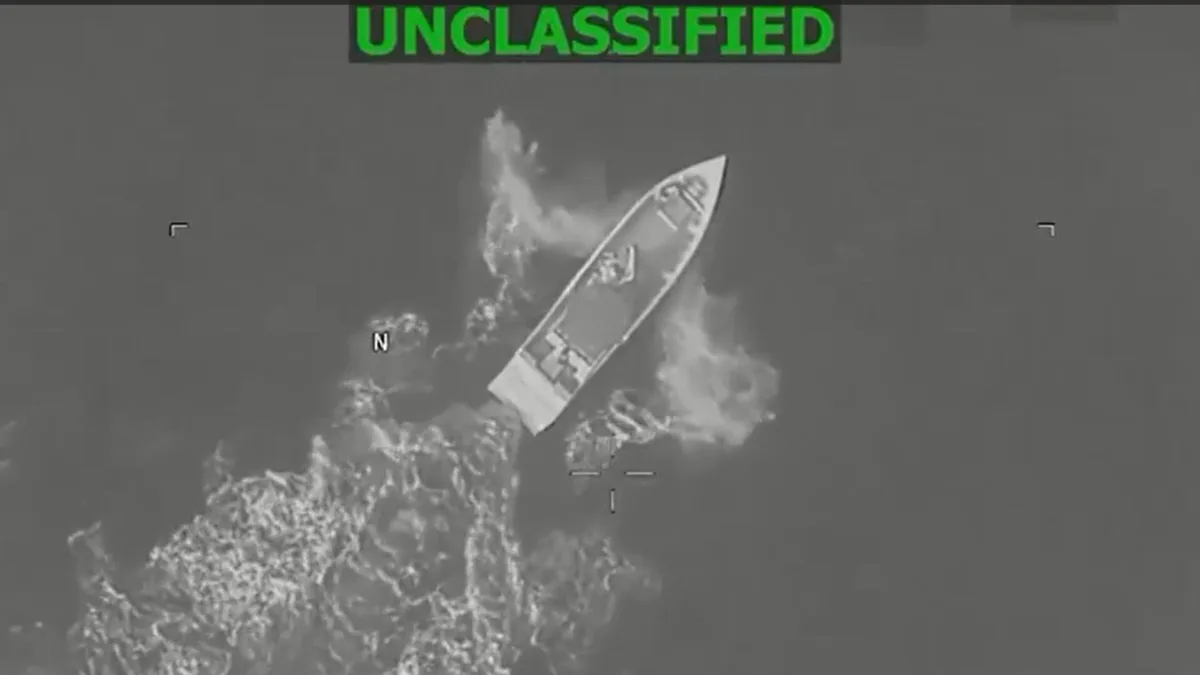 El Comando Sur de EEUU lanzó un nuevo ataque contra una narco lancha en el mar Caribe: cuatro narcoterroristas muertos