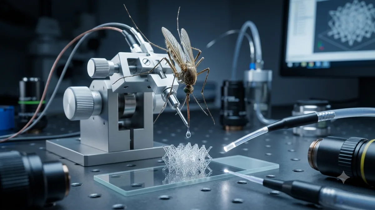 Scientists turned a dead mosquito into a microscopic 3D-printing nozzle