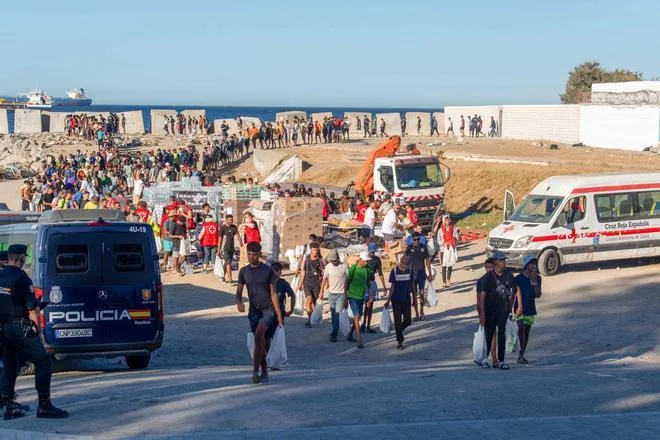Ceuta y Melilla, en directo Última hora de la crisis migratoria en Ceuta