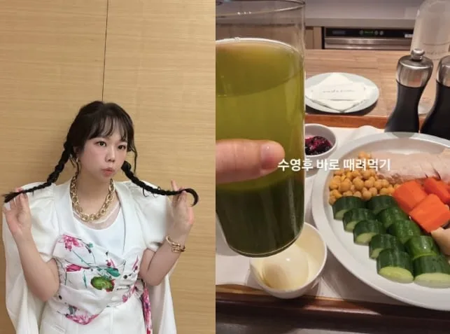 ‘제이쓴♥’ 홍현희, 11kg 빼더니 식단도 확 바뀌었다 “수영 후 바로 때려먹기”