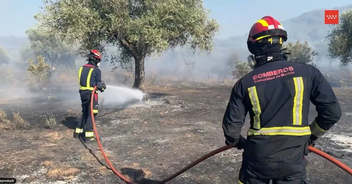 Un nuevo incendio a 50 km de Madrid obligó a confinar a más de 3.000 personas y encendió nuevamente las alarmas