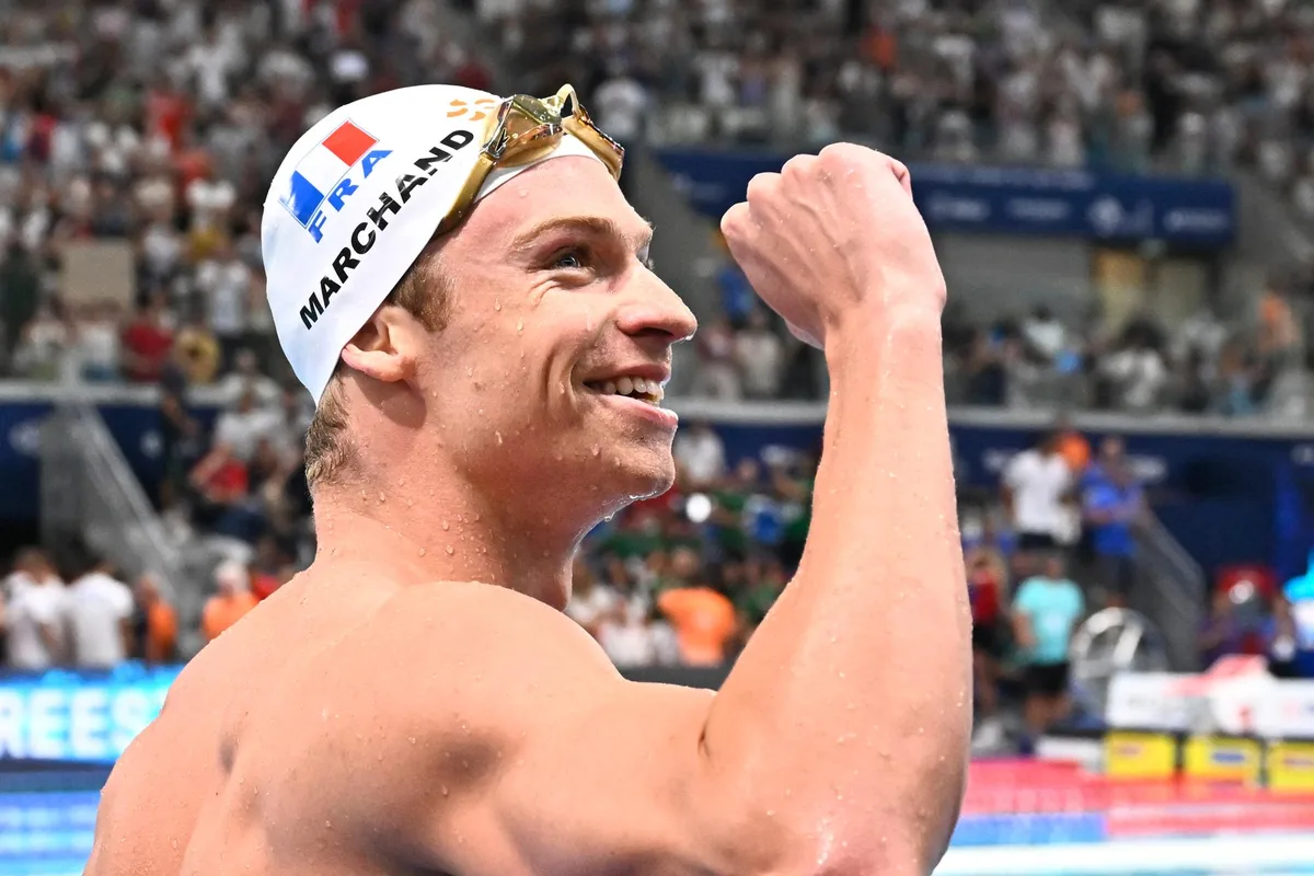 Léon Marchand en or sur une distance qu’il n’avait jamais nagée aux championnats d’Europe