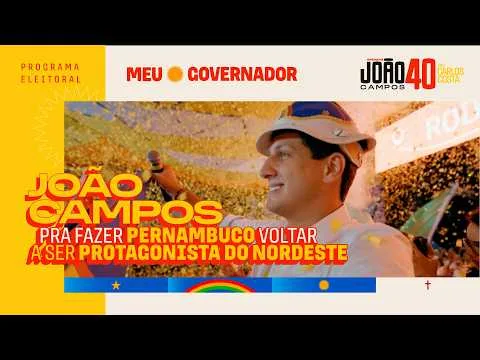 Em propaganda eleitoral, João Campos resgata “legado” do pai